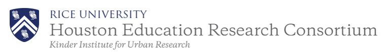 Rice University Houston Education Research Consortium